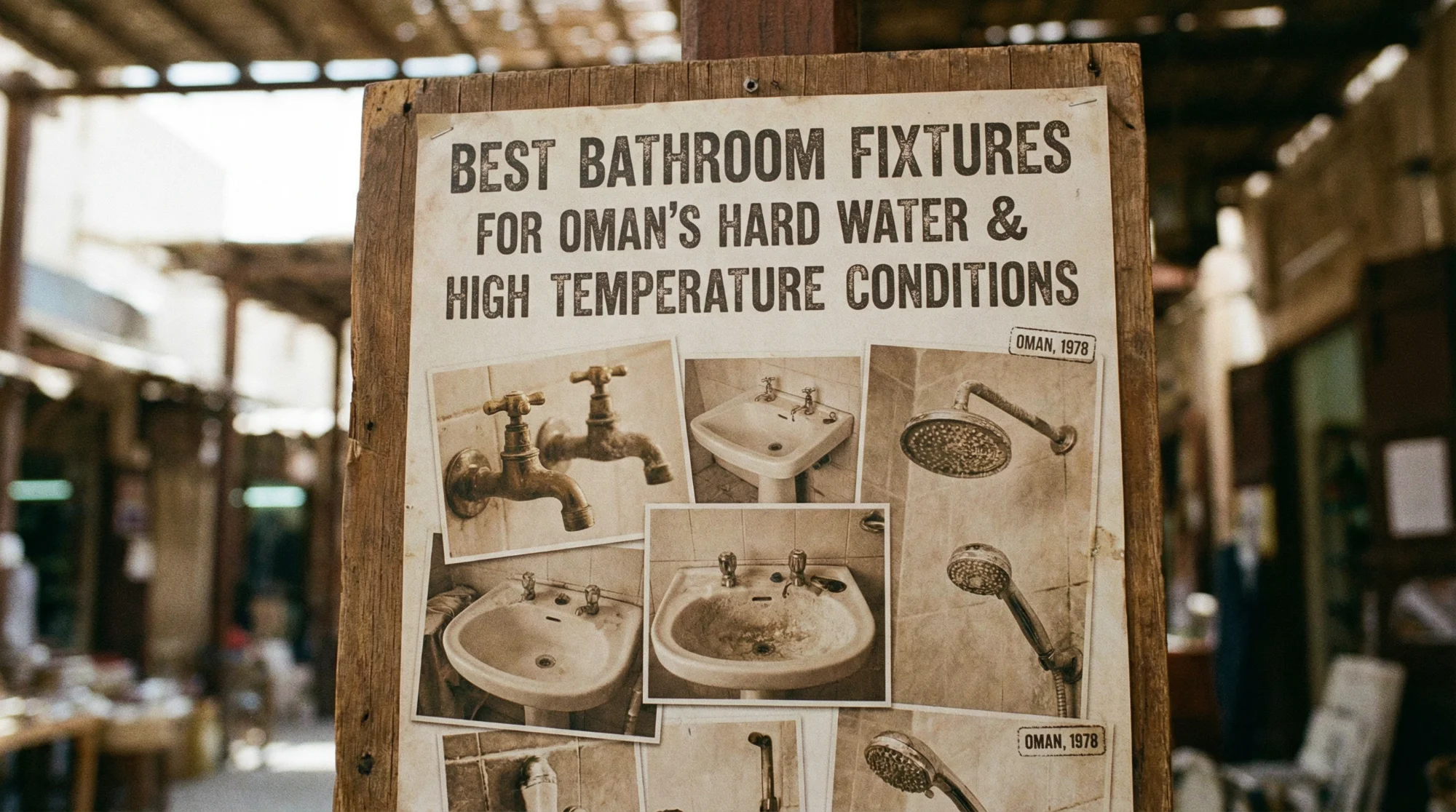 Best Bathroom Fixtures for Oman’s Hard Water & High Temperature Conditions