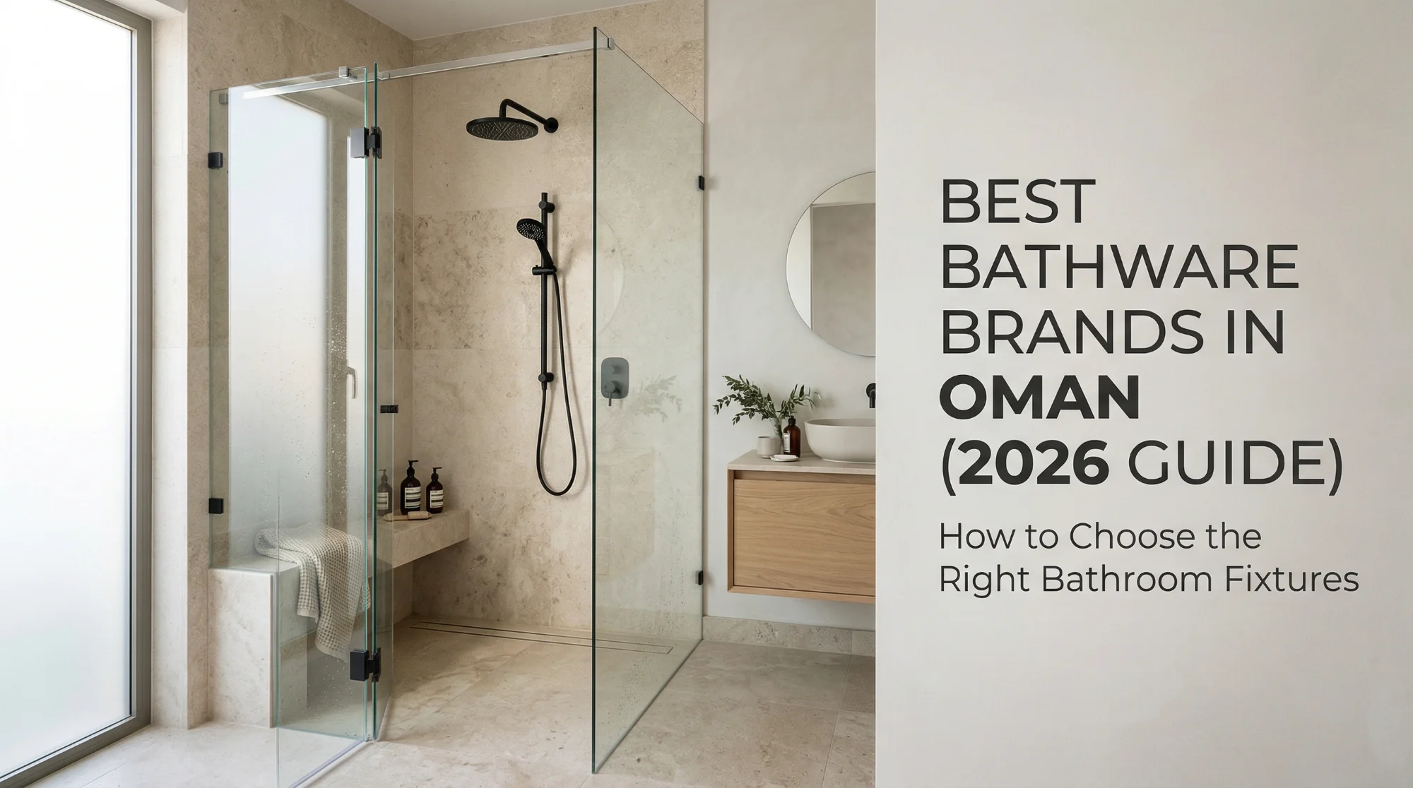 Best Bathware Brands in Oman (2026 Guide): How to Choose the Right Bathroom Fixtures