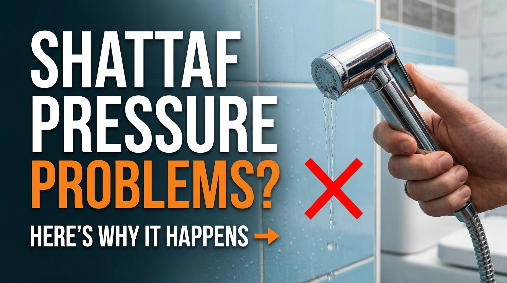 Shattaf Pressure Problems? Here’s Why It Happens and How to Fix It